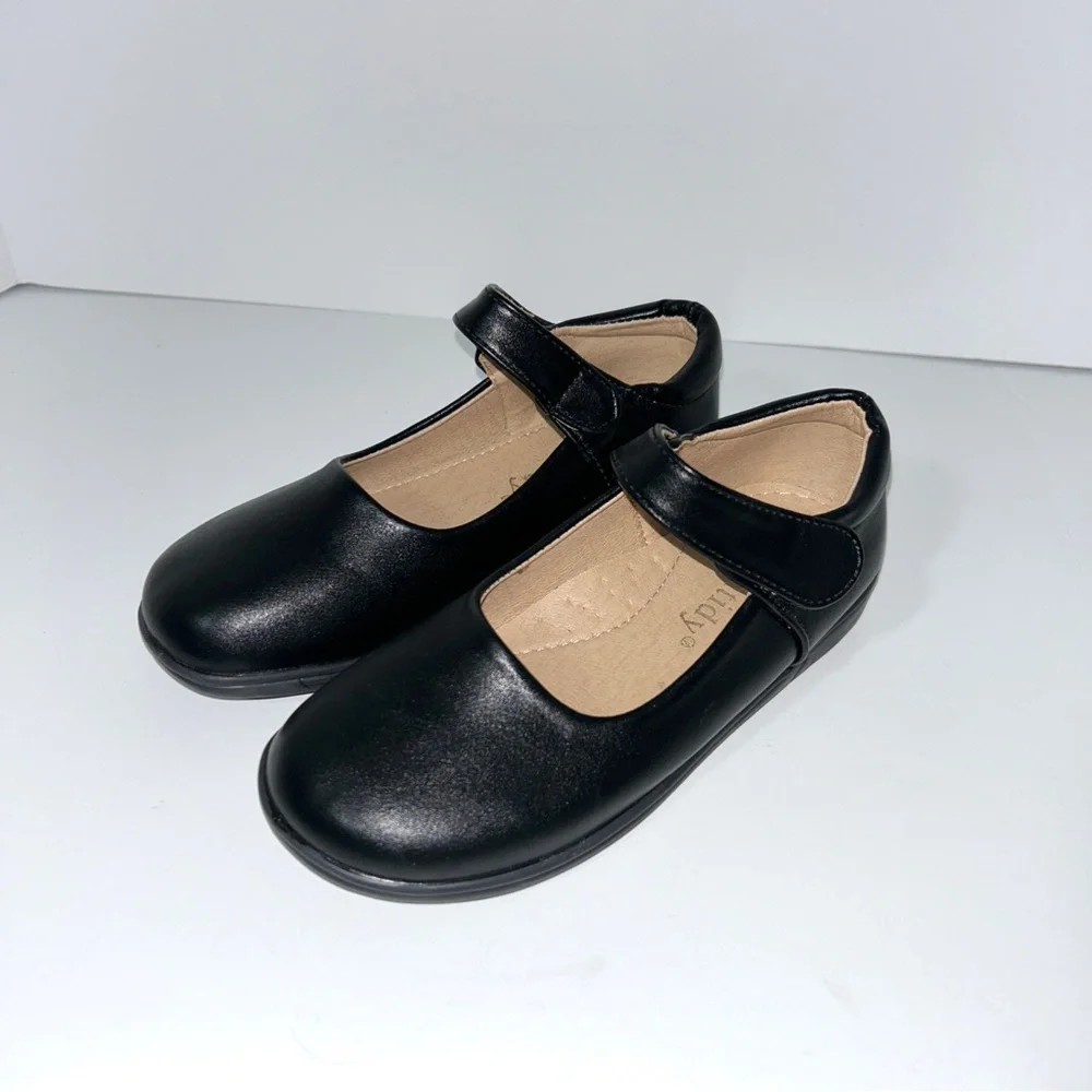 Amtidy Girls Black Mary‎ Jane Shoes Sz. 12-12.5